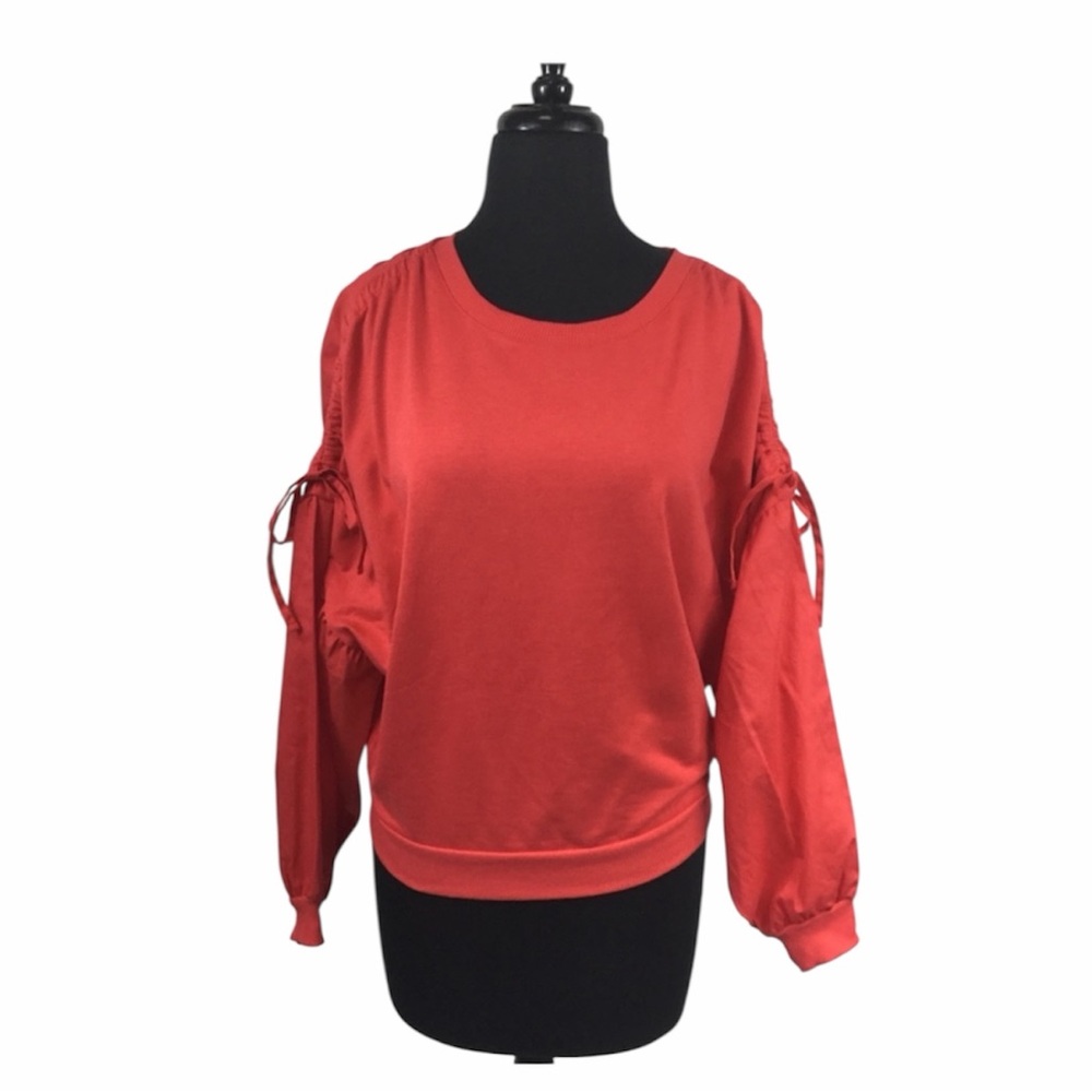 NWT Kensie Jeans Puff Sleeve Blouse